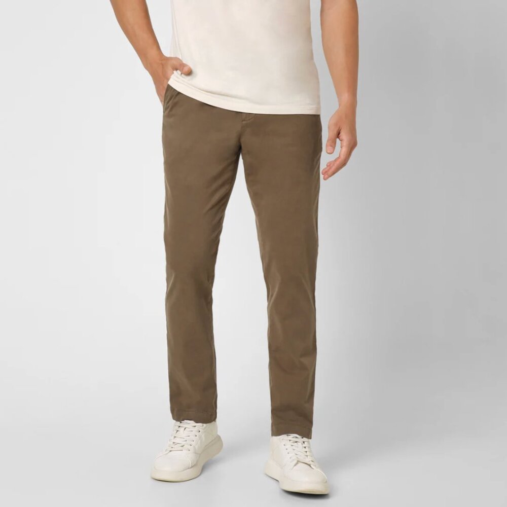 Men's Barebottom Stretch Chino Pant in Desert Size L Waist, 32 Length